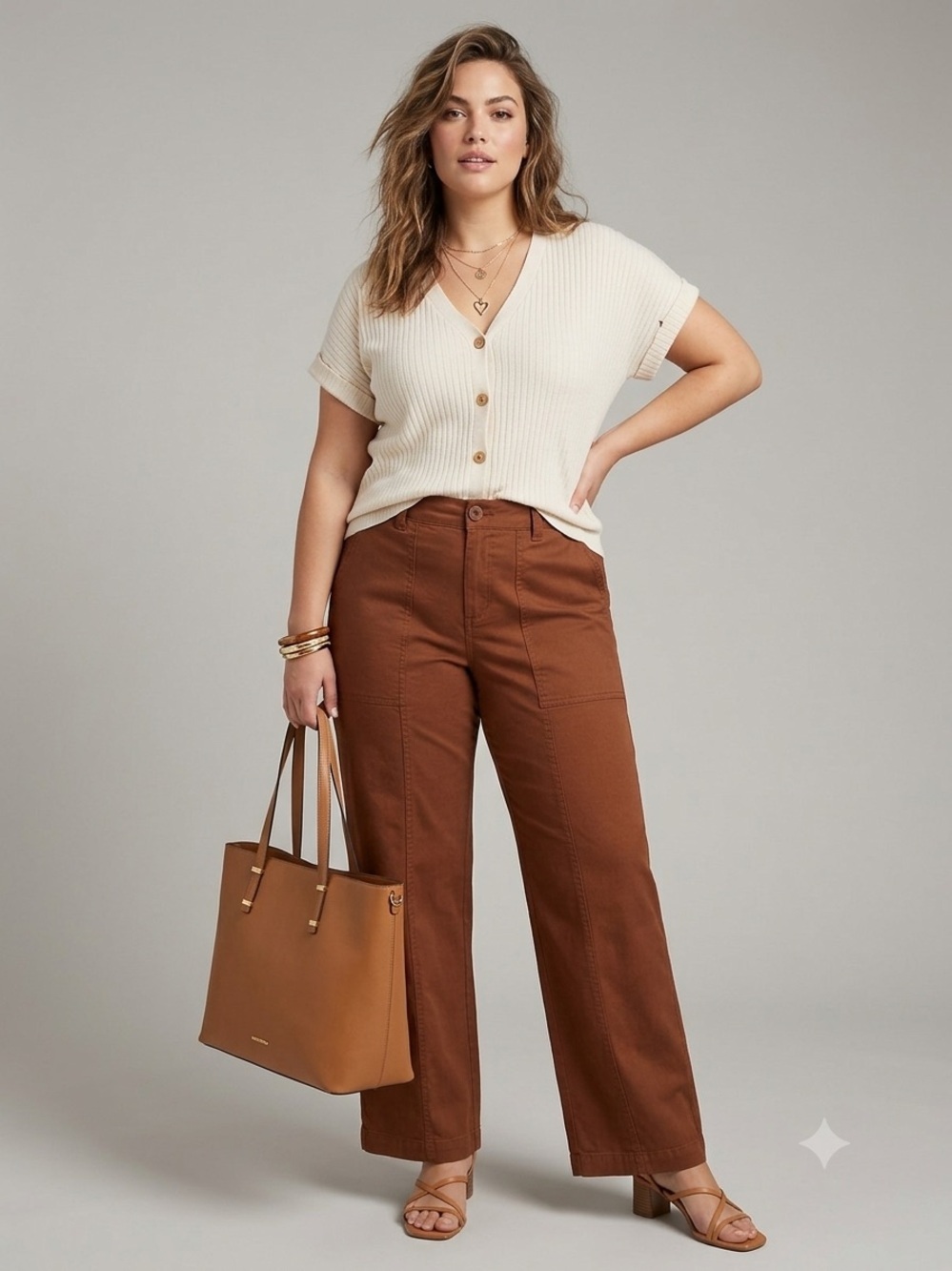 Sanctuary High Waisted Academia Modern Straight Leg Pant Size 29 Clove Brown